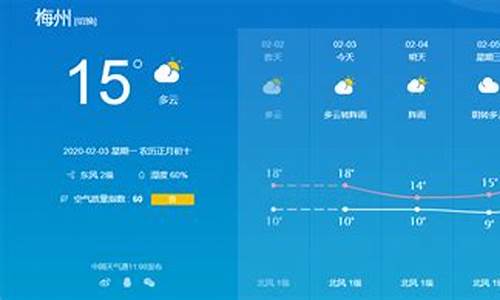 梅州天气预报一周7天 新闻_梅州天气预报一周